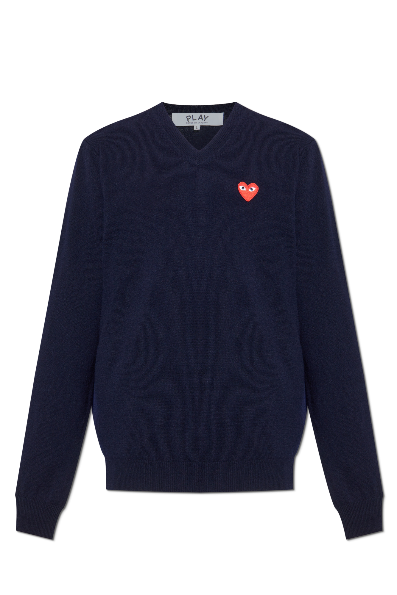 Comme des Garçons Play V-neck sweater | Men's Clothing | Vitkac